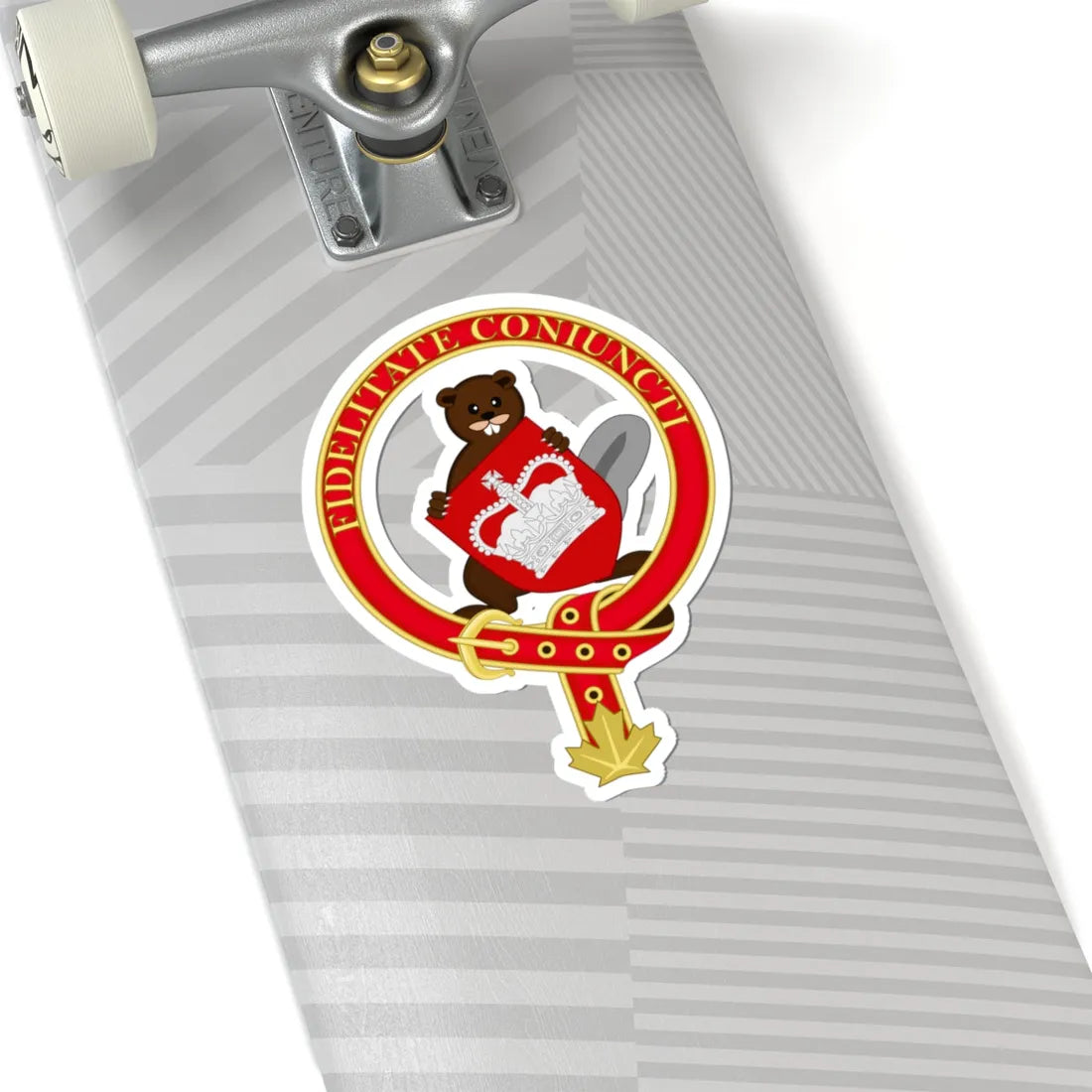 Badge of the Monarchist League of Canada (Canada) (Coat of Arms) STICKER Vinyl Kiss-Cut Decal - The Sticker Space