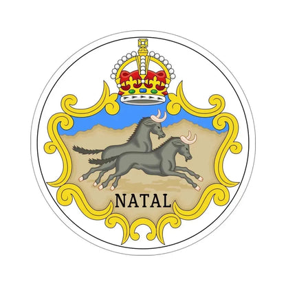Badge of the Natal Colony 1875-1907 STICKER Vinyl Die-Cut Decal 6 Inch - The Sticker Space