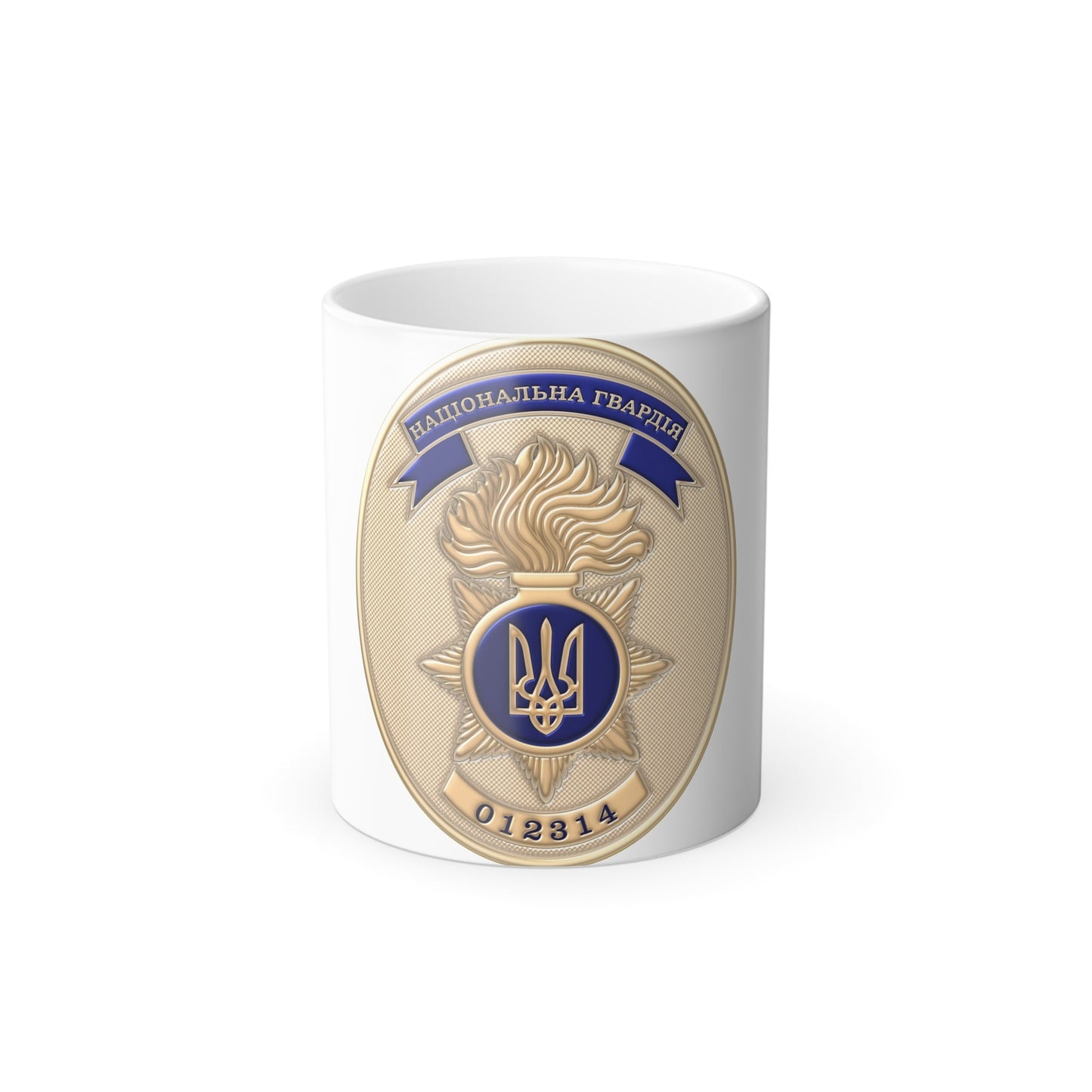 Badge of the National Guard of Ukraine (Ukraine) Color Changing Mug 11oz-11oz-The Sticker Space