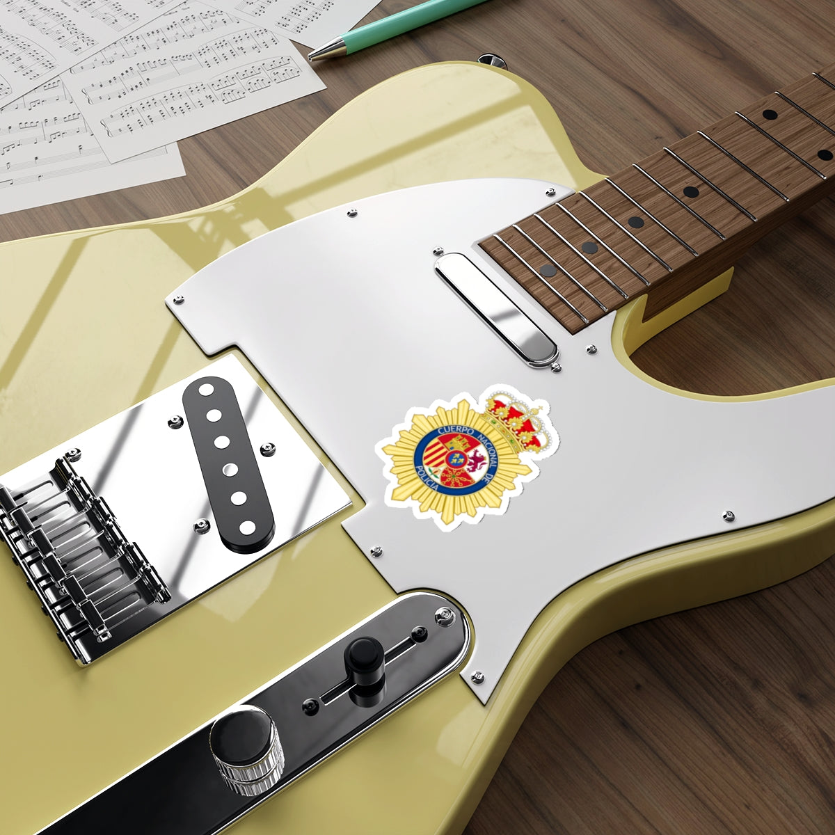 Badge of the National Police Corps of Spain STICKER Vinyl Die-Cut Decal-The Sticker Space