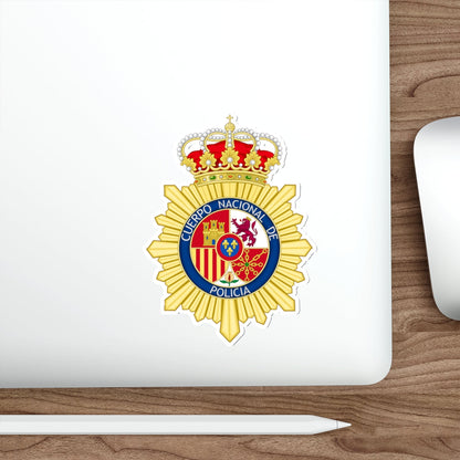 Badge of the National Police Corps of Spain STICKER Vinyl Die-Cut Decal-The Sticker Space