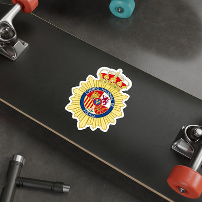 Badge of the National Police Corps of Spain STICKER Vinyl Die-Cut Decal-The Sticker Space