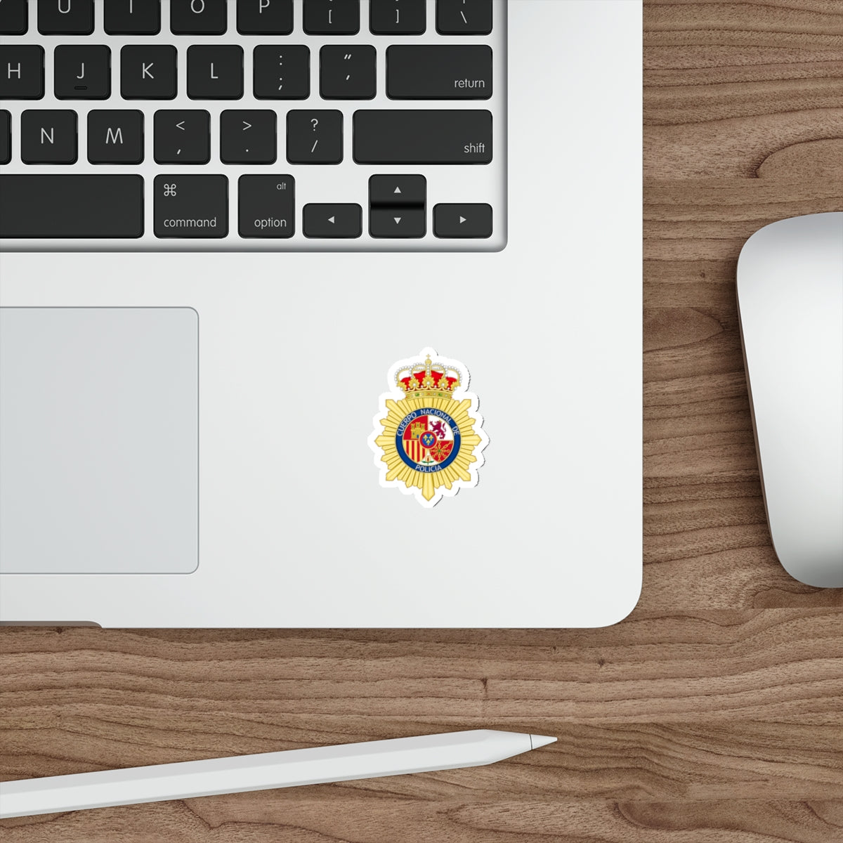 Badge of the National Police Corps of Spain STICKER Vinyl Die-Cut Decal-The Sticker Space