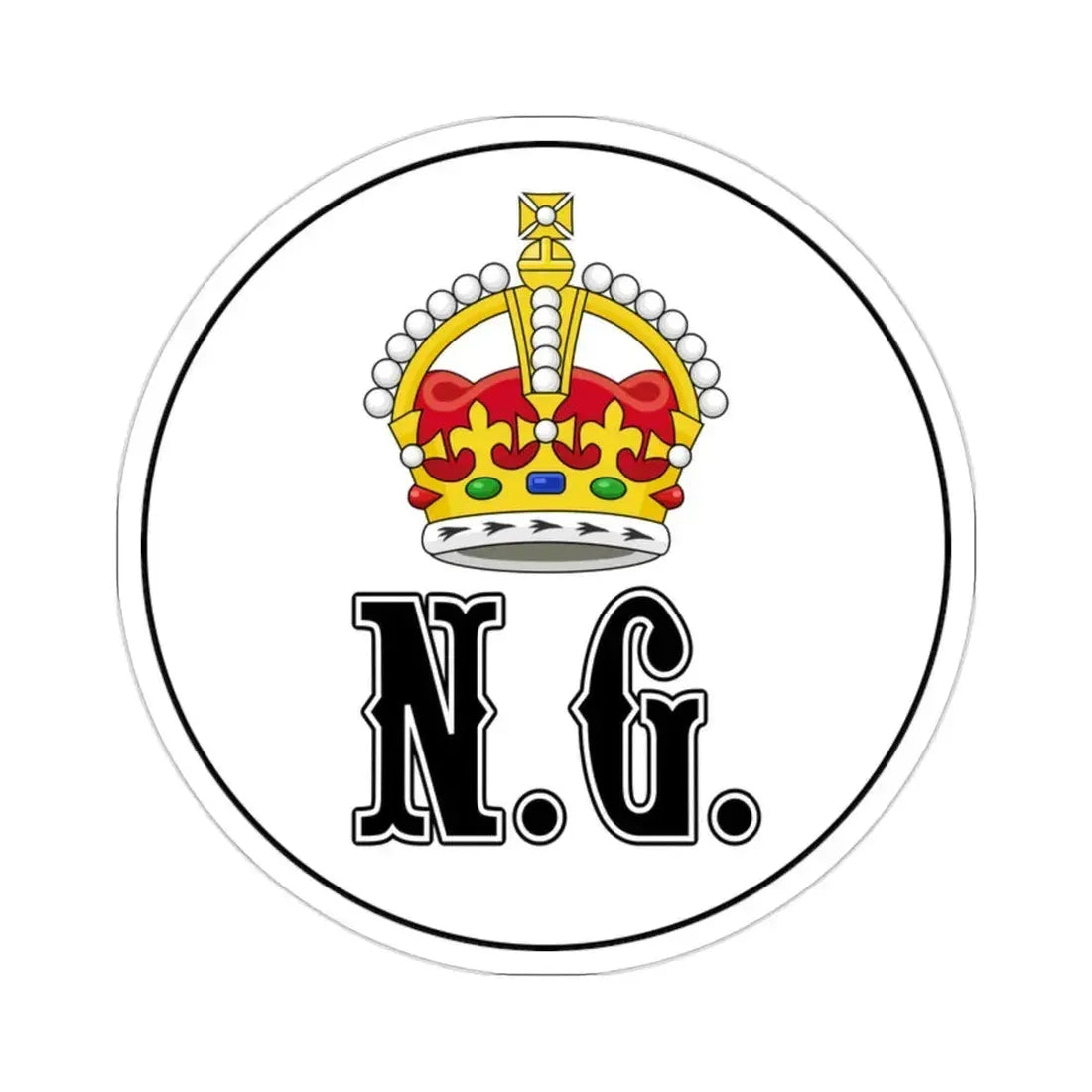 Badge of the New Guinea Protectorate (1884-1888) STICKER Vinyl Die-Cut Decal 2 Inch - The Sticker Space