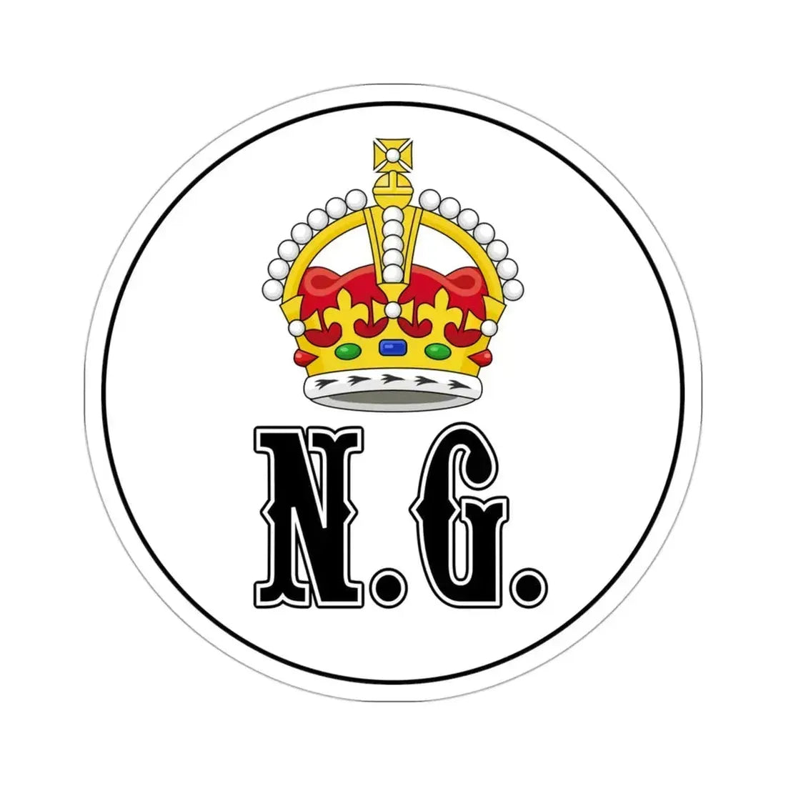 Badge of the New Guinea Protectorate (1884-1888) STICKER Vinyl Die-Cut Decal 3 Inch - The Sticker Space