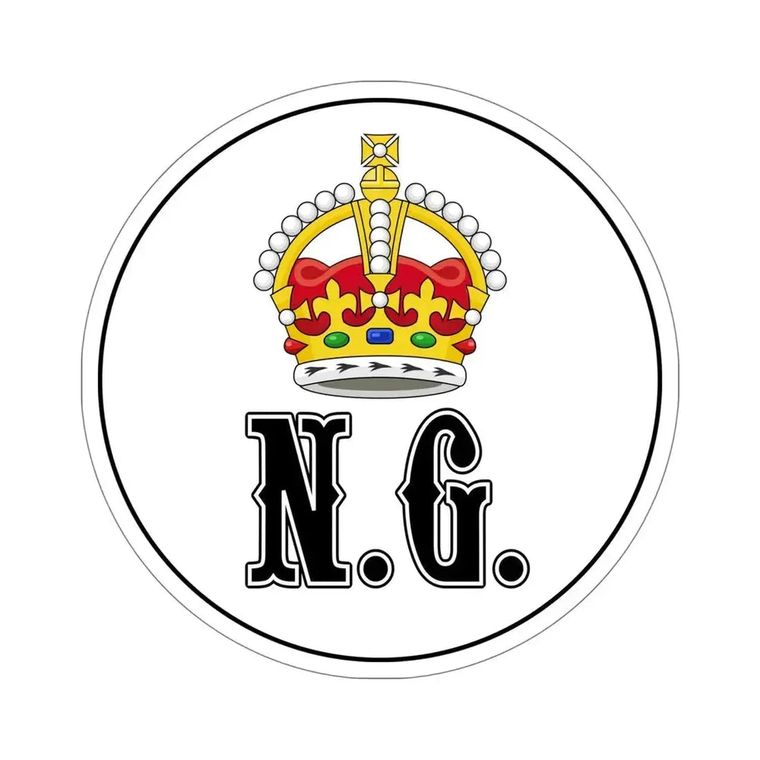 Badge of the New Guinea Protectorate (1884-1888) STICKER Vinyl Die-Cut Decal 6 Inch - The Sticker Space