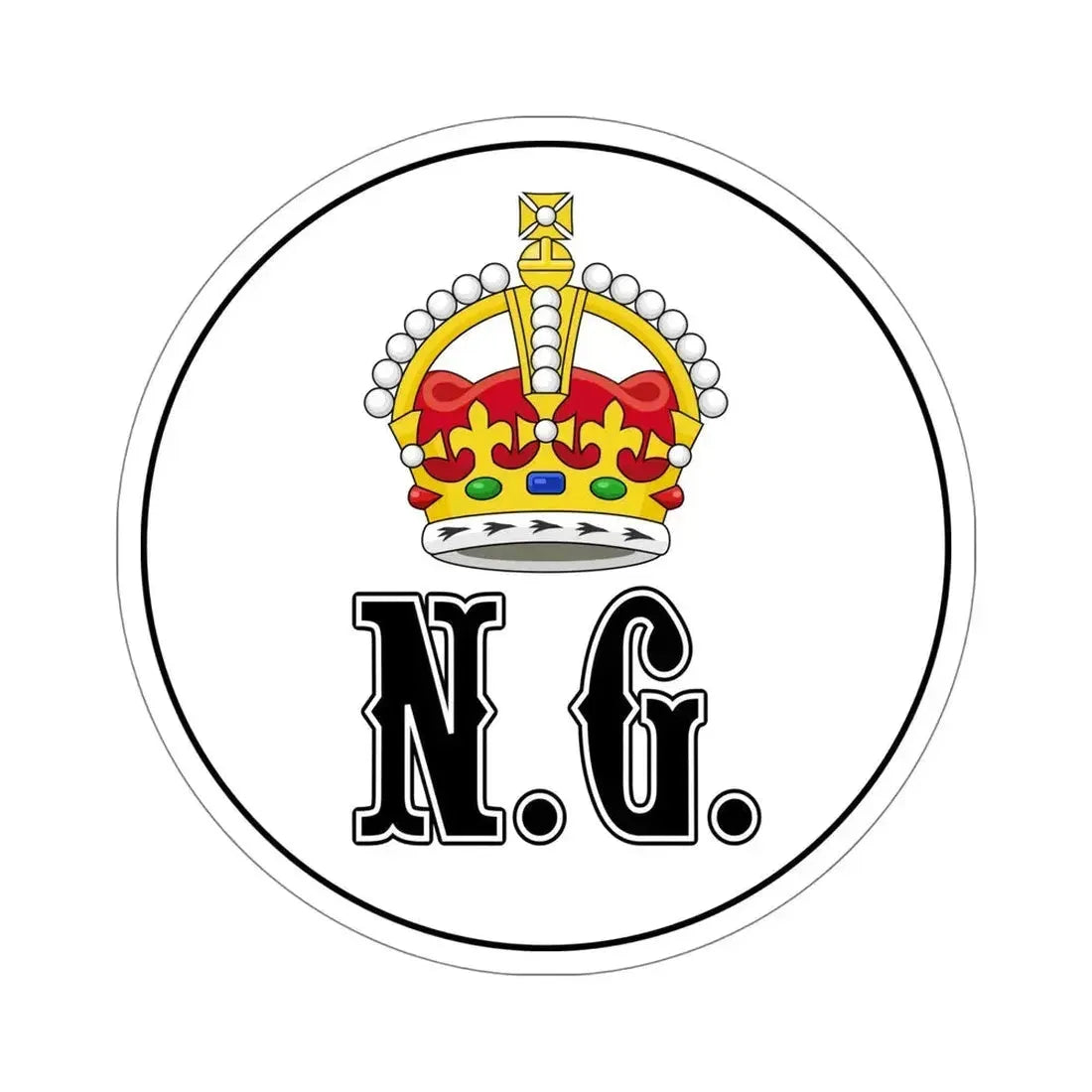 Badge of the New Guinea Protectorate (1884-1888) STICKER Vinyl Die-Cut Decal - The Sticker Space