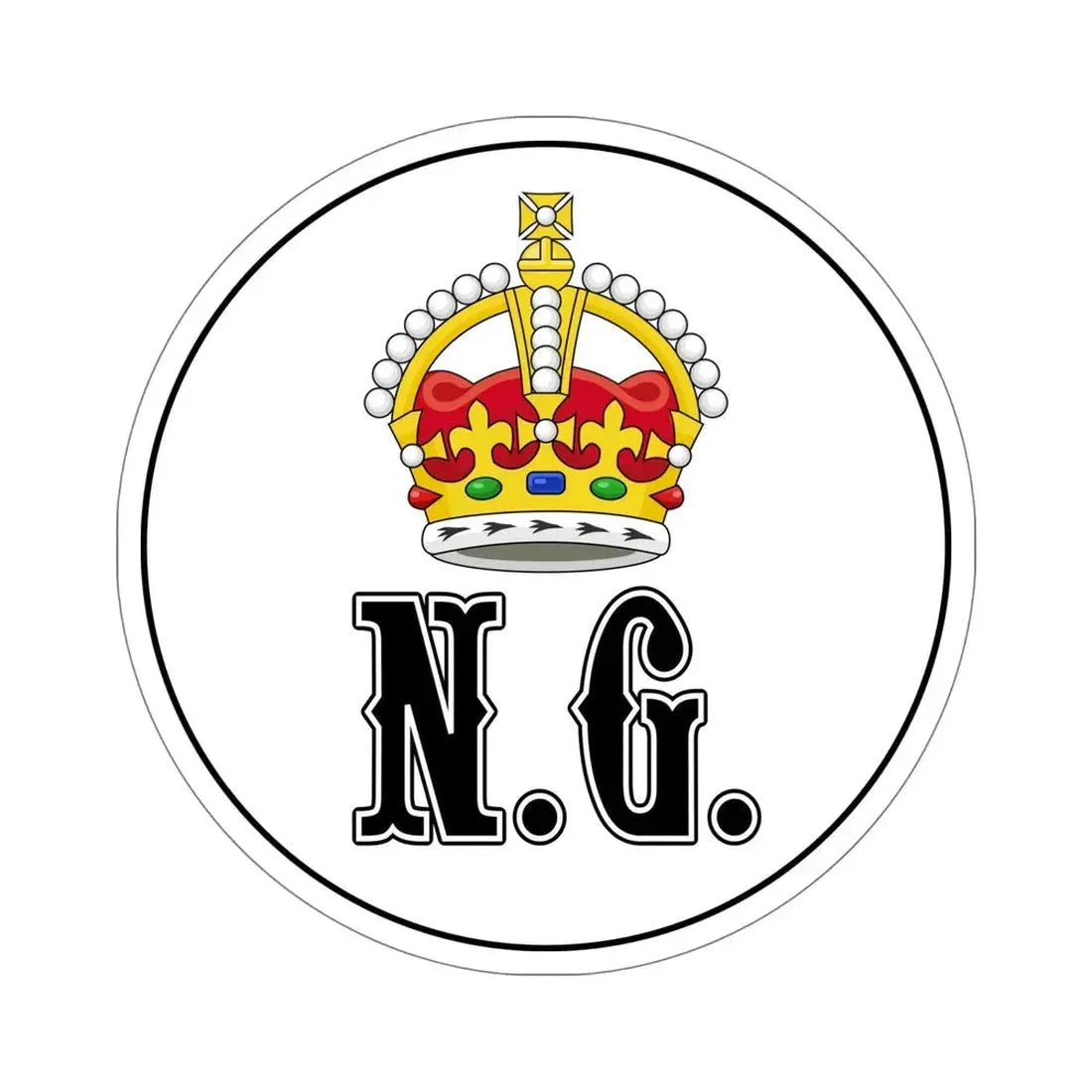 Badge of the New Guinea Protectorate (1884-1888) STICKER Vinyl Die-Cut Decal - The Sticker Space