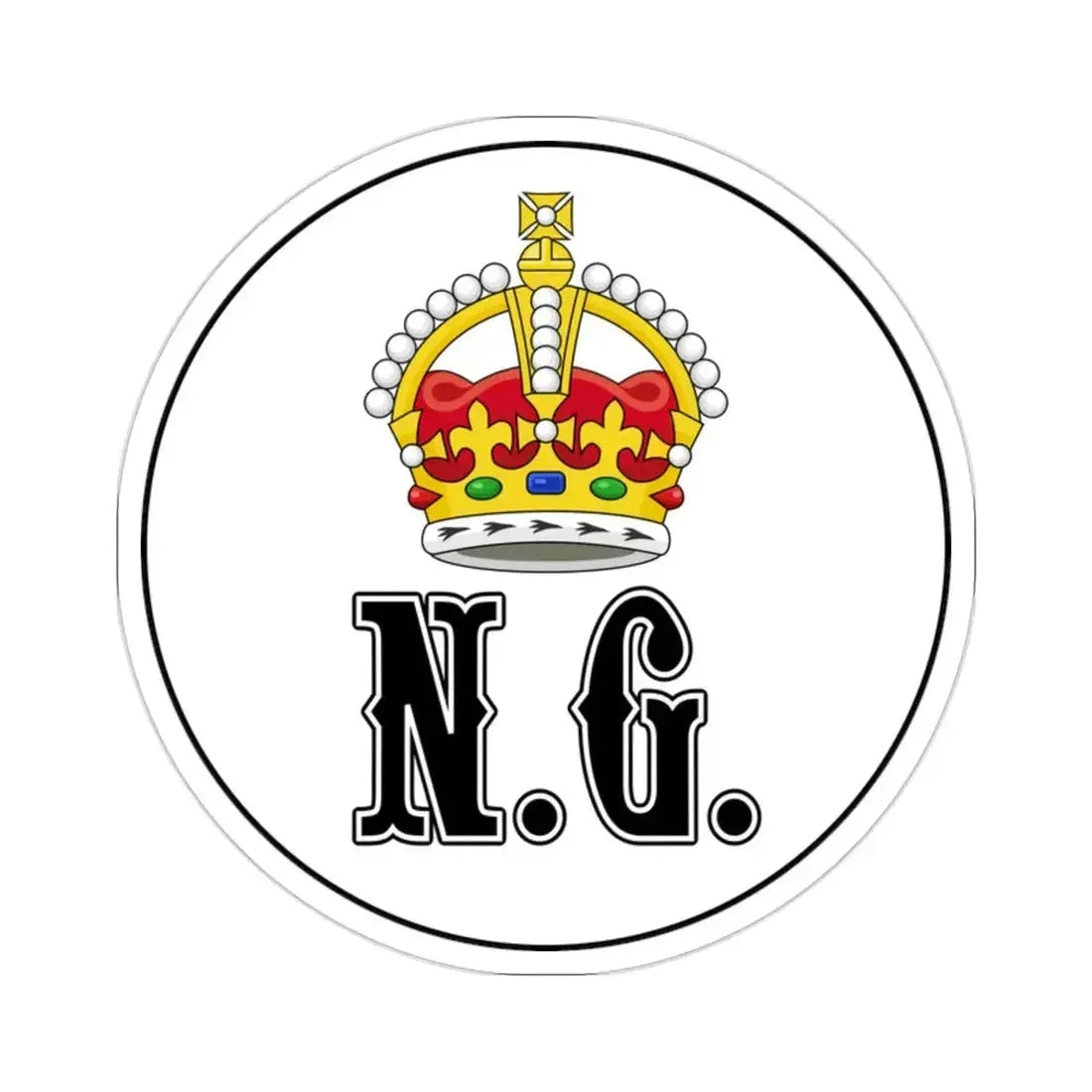 Badge of the New Guinea Protectorate (1884-1888) STICKER Vinyl Die-Cut Decal - The Sticker Space