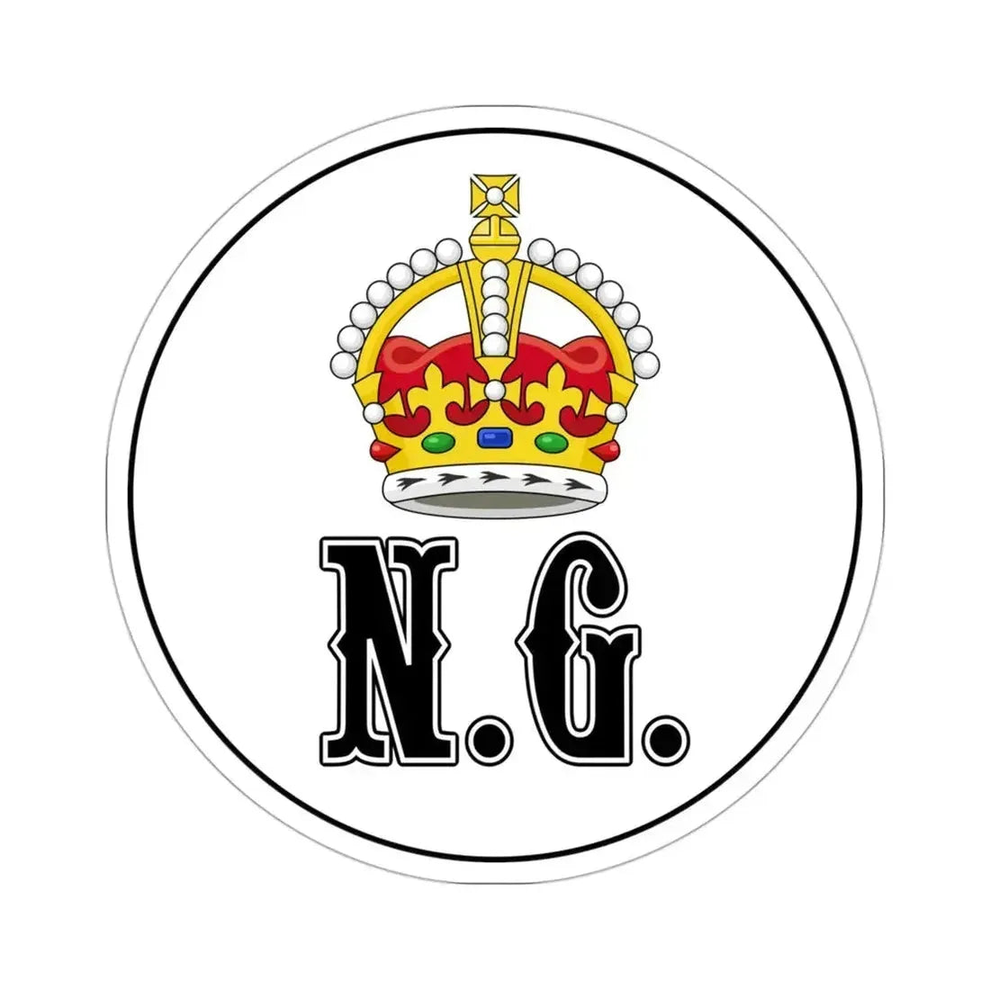 Badge of the New Guinea Protectorate (1884-1888) STICKER Vinyl Die-Cut Decal - The Sticker Space