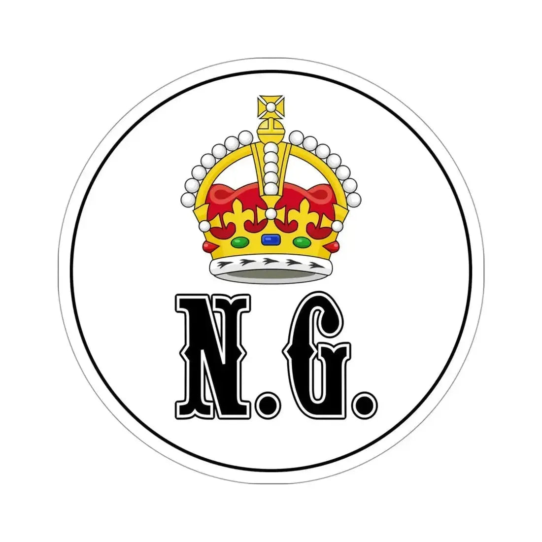 Badge of the New Guinea Protectorate (1884-1888) STICKER Vinyl Die-Cut Decal - The Sticker Space