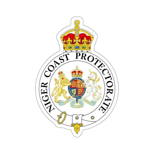 Badge of the Niger Coast Protectorate STICKER Vinyl Die-Cut Decal 6 Inch - The Sticker Space