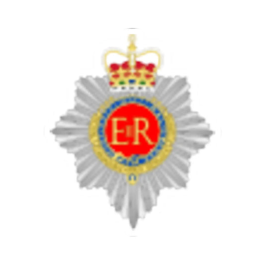 Badge of the Royal Canadian Army Service Corps (Canada) (Coat of Arms) STICKER Vinyl Kiss-Cut Decal 2 Inch White - The Sticker Space