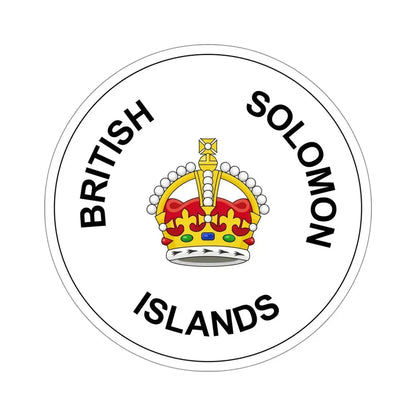 Badge of the Solomon Islands (1906–1947) STICKER Vinyl Die-Cut Decal 5 Inch - The Sticker Space