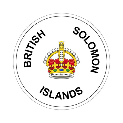 Badge of the Solomon Islands (1906–1947) STICKER Vinyl Die-Cut Decal - The Sticker Space
