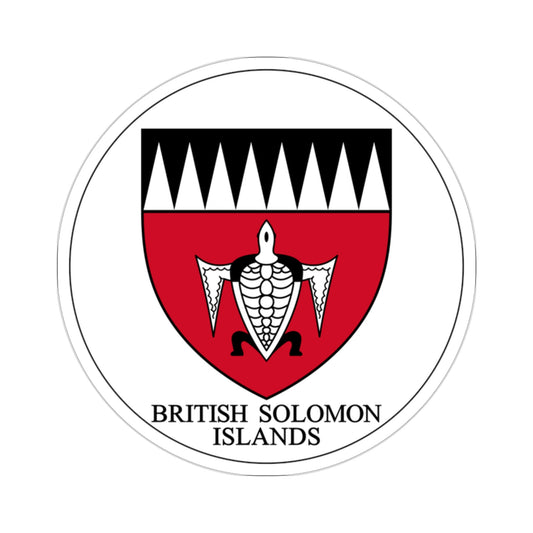 Badge of the Solomon Islands (1947–1956) STICKER Vinyl Die-Cut Decal-2 Inch-The Sticker Space