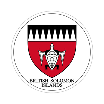 Badge of the Solomon Islands (1947–1956) STICKER Vinyl Die-Cut Decal-4 Inch-The Sticker Space