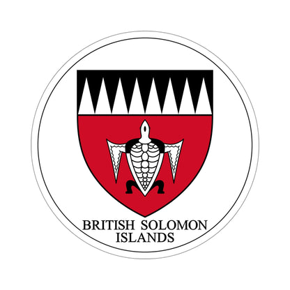 Badge of the Solomon Islands (1947–1956) STICKER Vinyl Die-Cut Decal-5 Inch-The Sticker Space