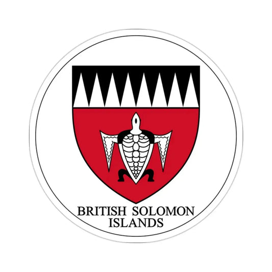 Badge of the Solomon Islands (1947–1956) STICKER Vinyl Die-Cut Decal 2 Inch - The Sticker Space