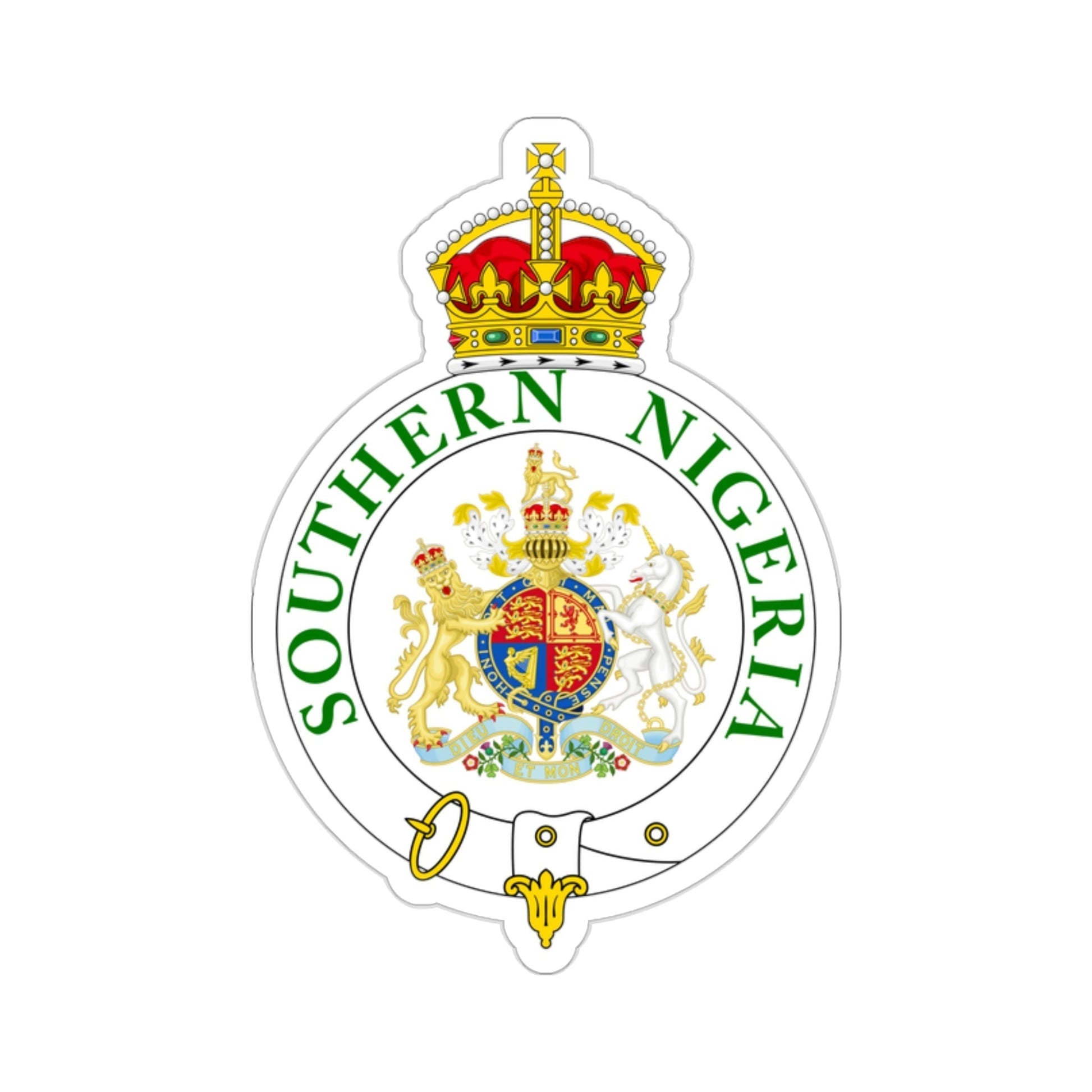 Badge of the Southern Nigeria Protectorate STICKER Vinyl Die-Cut Decal-2 Inch-The Sticker Space