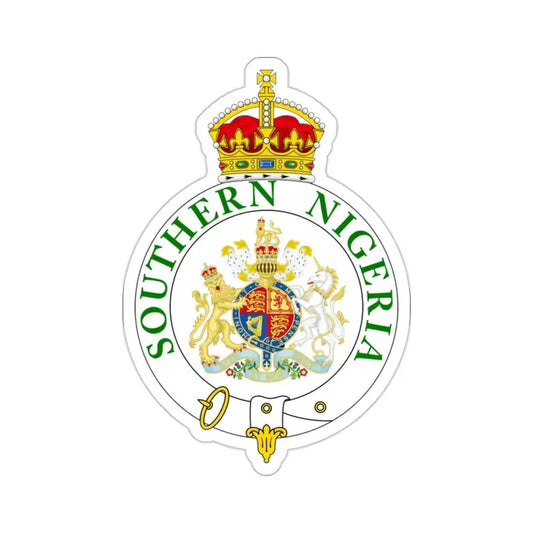 Badge of the Southern Nigeria Protectorate STICKER Vinyl Die-Cut Decal 2 Inch - The Sticker Space