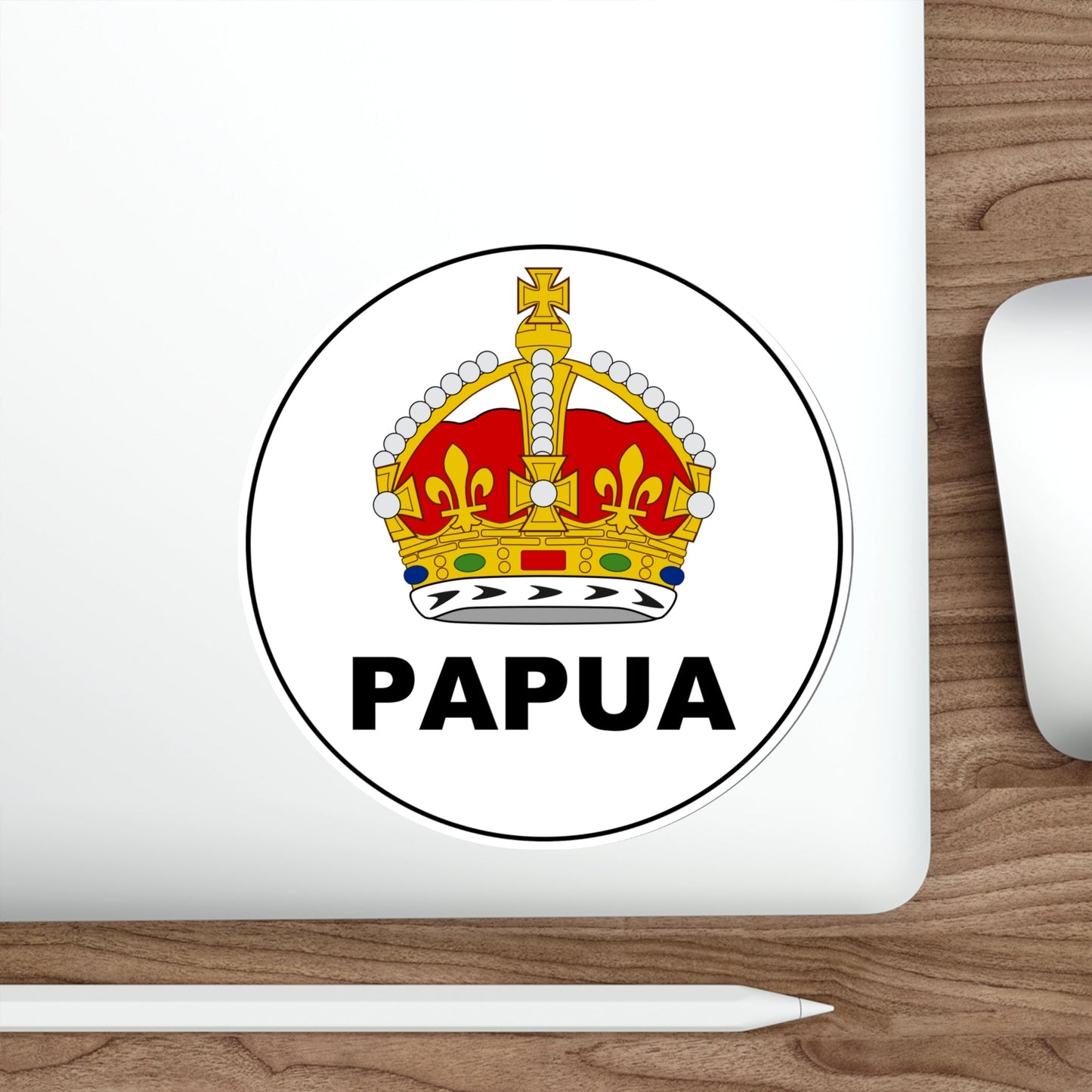 Badge of the Territory of Papua STICKER Vinyl Die-Cut Decal-The Sticker Space