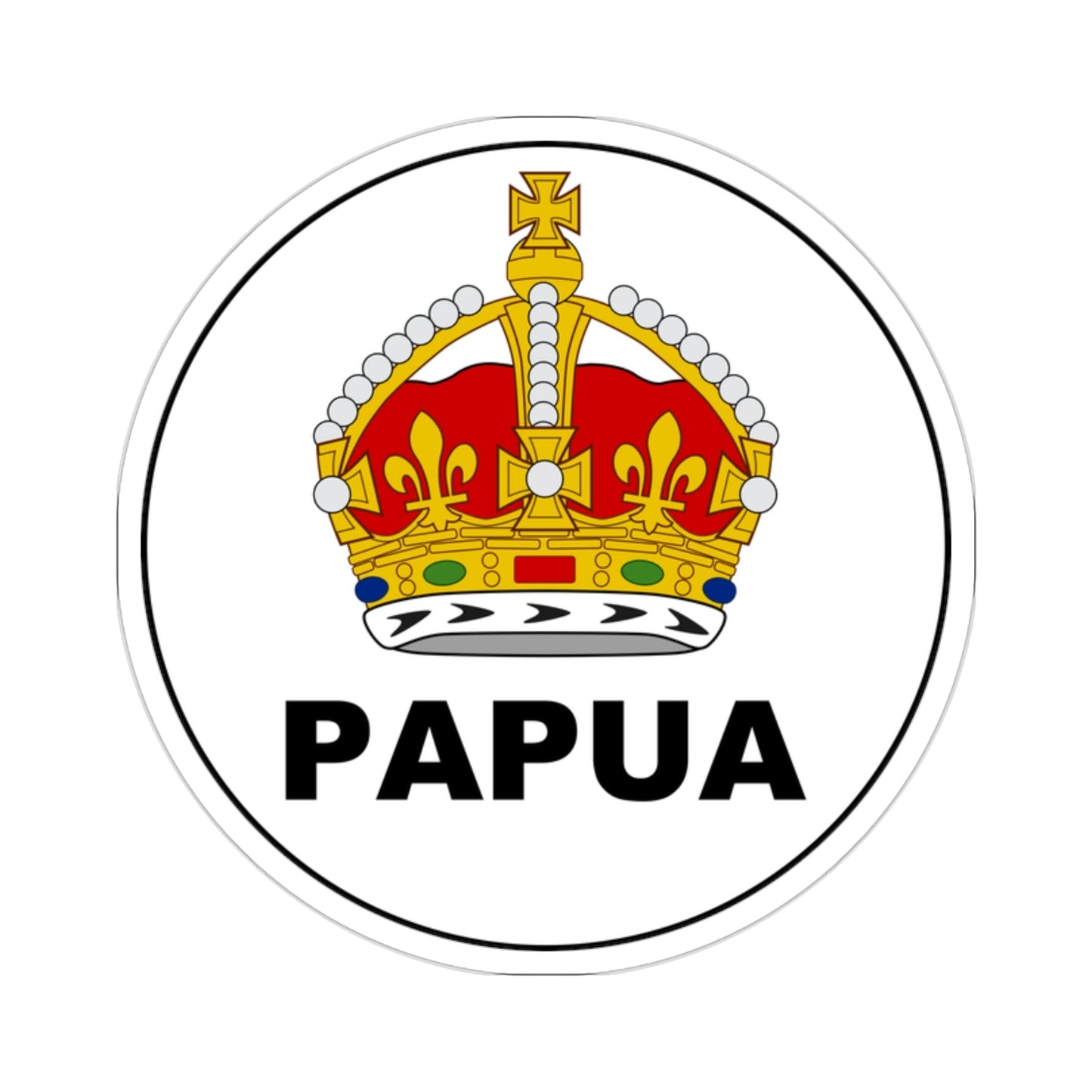 Badge of the Territory of Papua STICKER Vinyl Die-Cut Decal-2 Inch-The Sticker Space