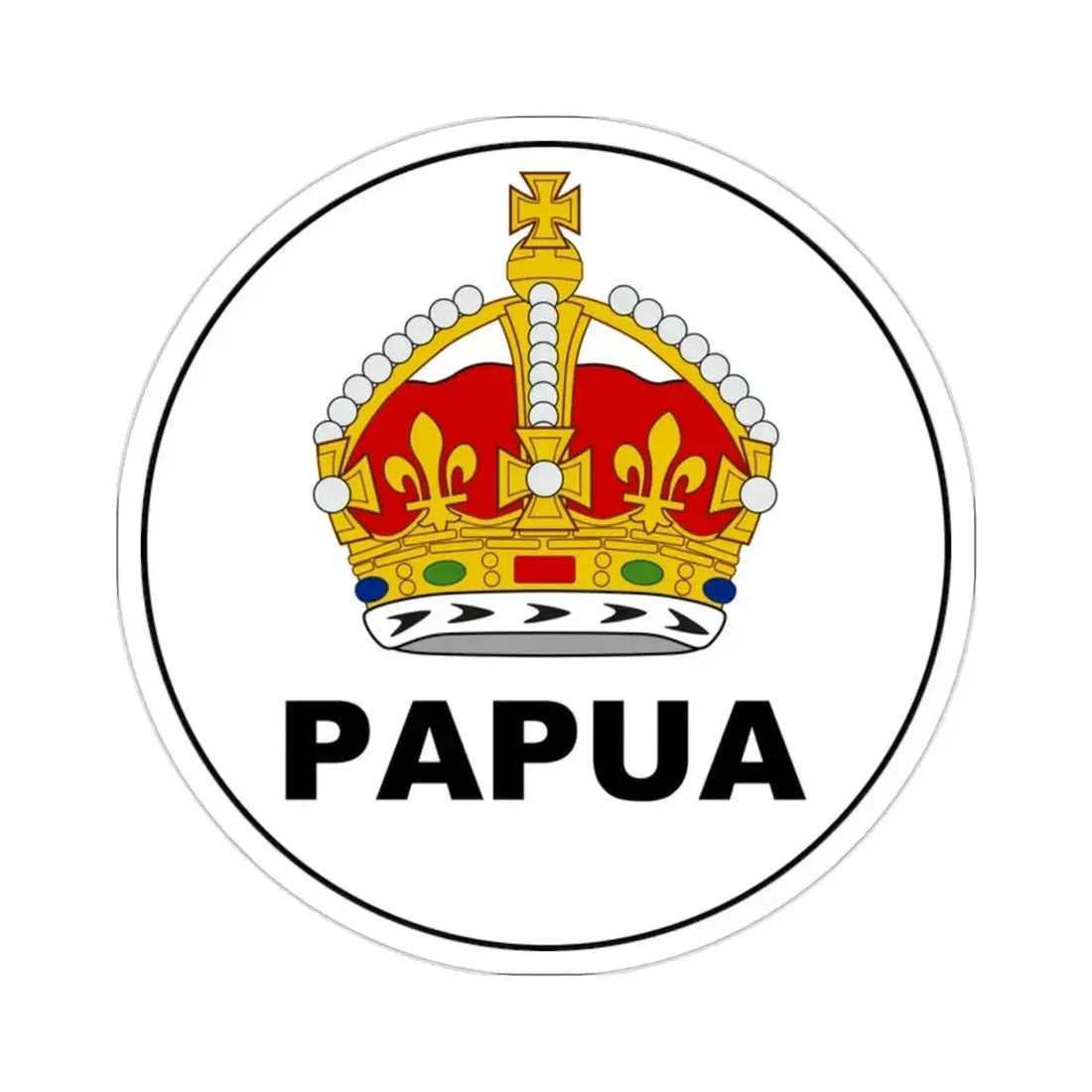 Badge of the Territory of Papua STICKER Vinyl Die-Cut Decal 2 Inch - The Sticker Space