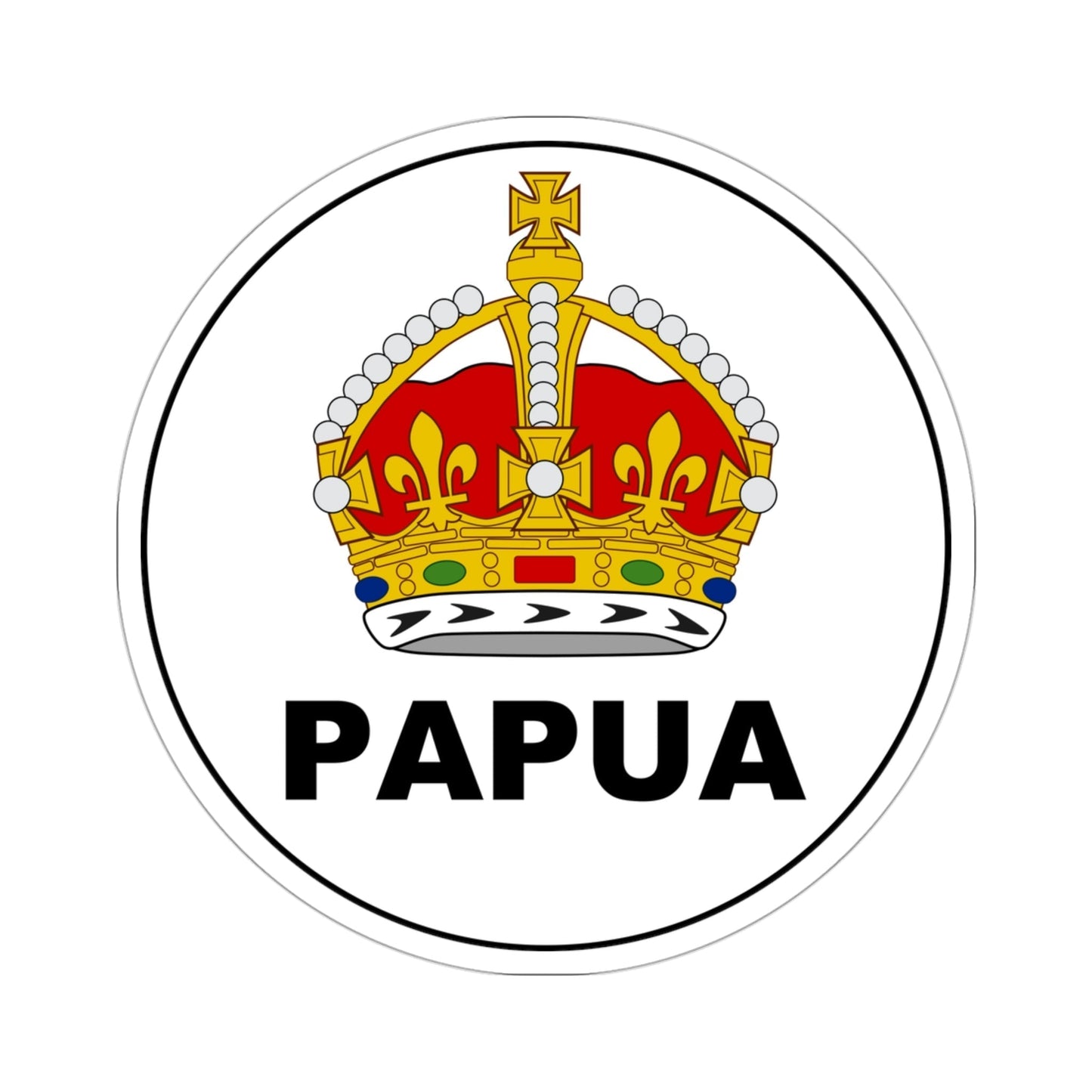 Badge of the Territory of Papua STICKER Vinyl Die-Cut Decal-3 Inch-The Sticker Space