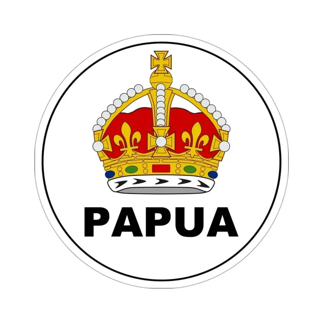 Badge of the Territory of Papua STICKER Vinyl Die-Cut Decal 3 Inch - The Sticker Space