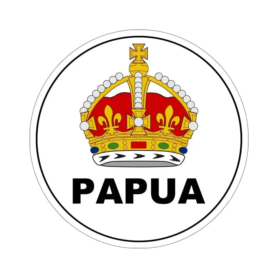 Badge of the Territory of Papua STICKER Vinyl Die-Cut Decal 6 Inch - The Sticker Space