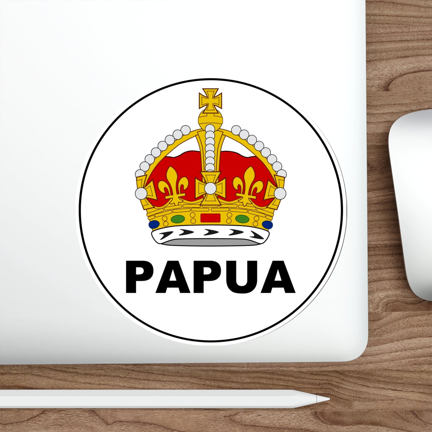 Badge of the Territory of Papua STICKER Vinyl Die-Cut Decal-The Sticker Space