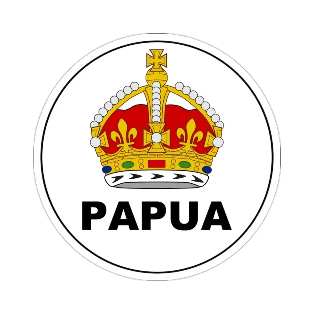 Badge of the Territory of Papua STICKER Vinyl Die-Cut Decal - The Sticker Space
