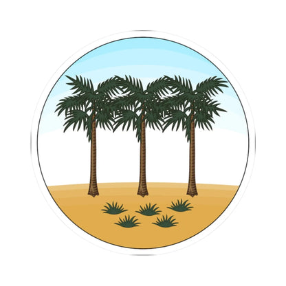 Badge of the Western Samoa Trust Territory (Samoa) (Coat of Arms) STICKER Vinyl Kiss-Cut Decal 2 Inch White - The Sticker Space