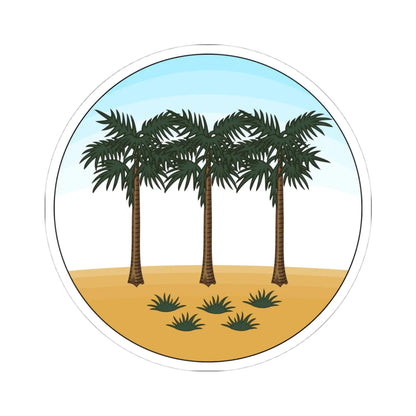Badge of the Western Samoa Trust Territory (Samoa) (Coat of Arms) STICKER Vinyl Kiss-Cut Decal 4 Inch White - The Sticker Space