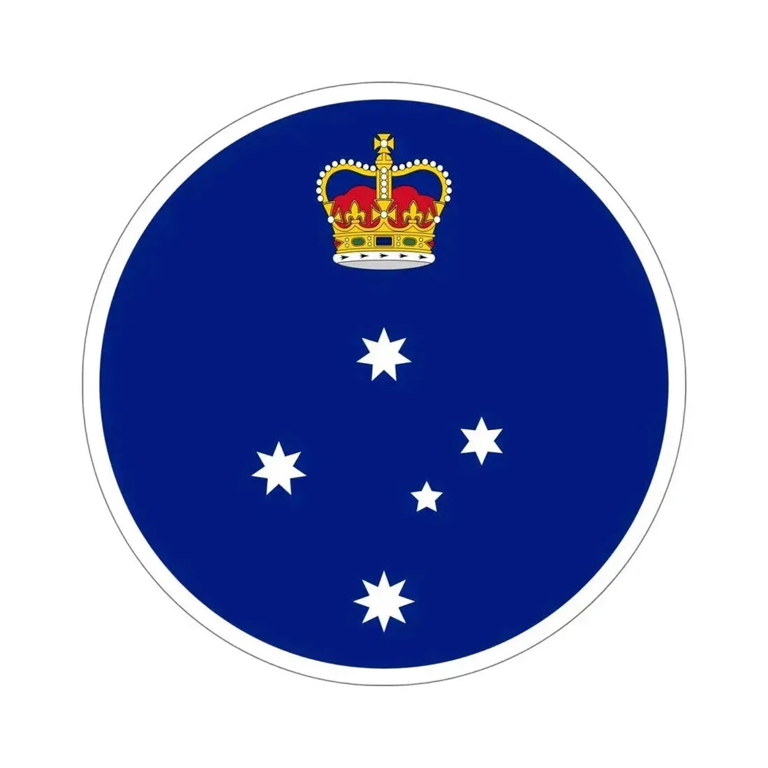 Badge of Victoria STICKER Vinyl Die-Cut Decal 6 Inch - The Sticker Space
