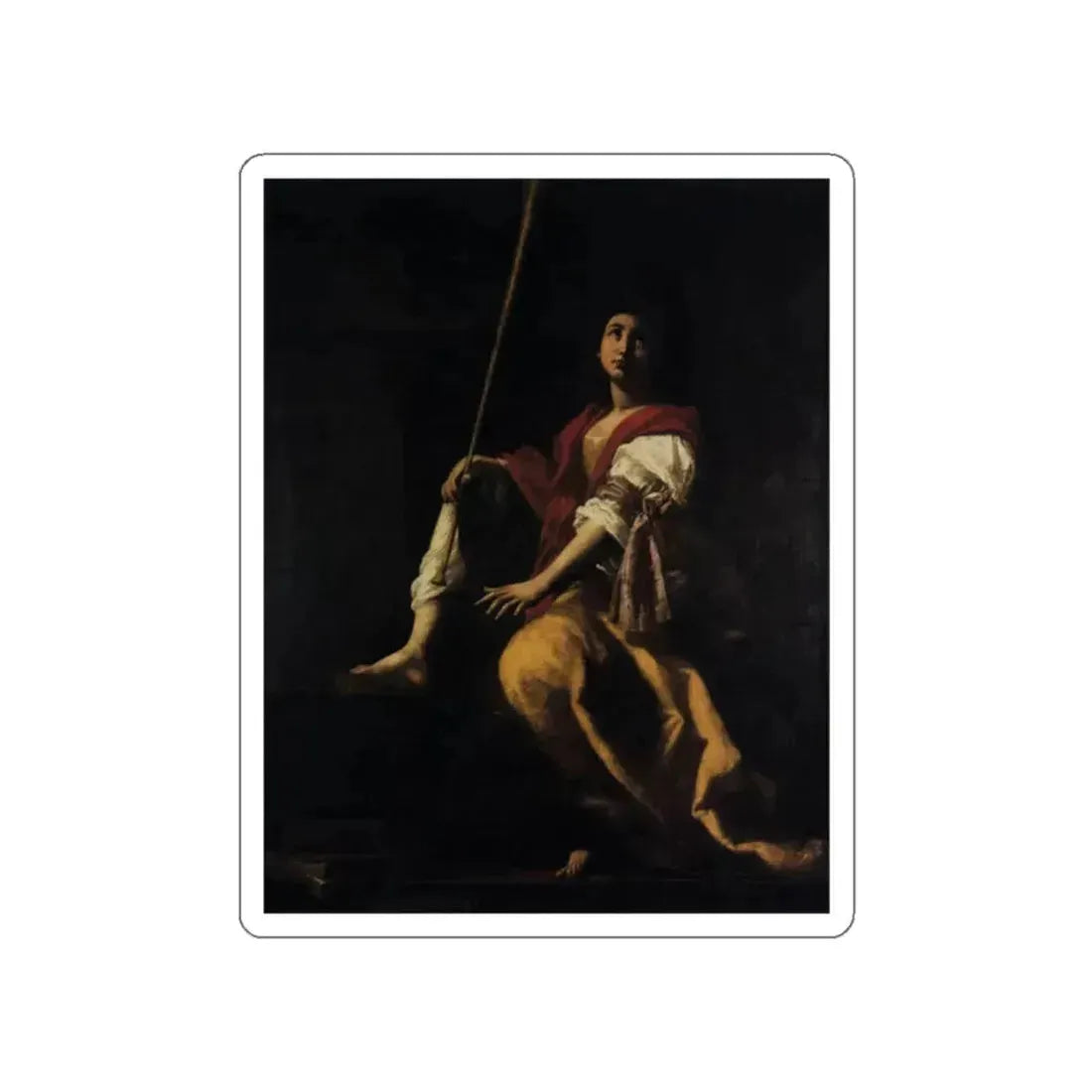 BAGLIONE, Giovanni - Clio (Artwork) STICKER Vinyl Die-Cut Decal White Die-Cut 2 Inch - The Sticker Space