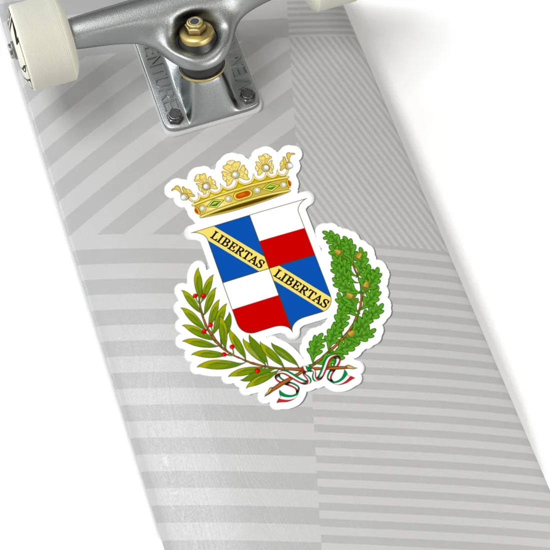 Bagni di Lucca-Stemma (Italy) (Coat of Arms) STICKER Vinyl Kiss-Cut Decal - The Sticker Space