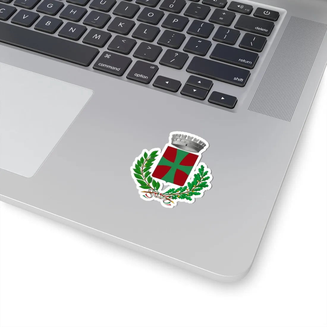Bagnolo in Piano-Stemma (Italy) (Coat of Arms) STICKER Vinyl Kiss-Cut Decal - The Sticker Space