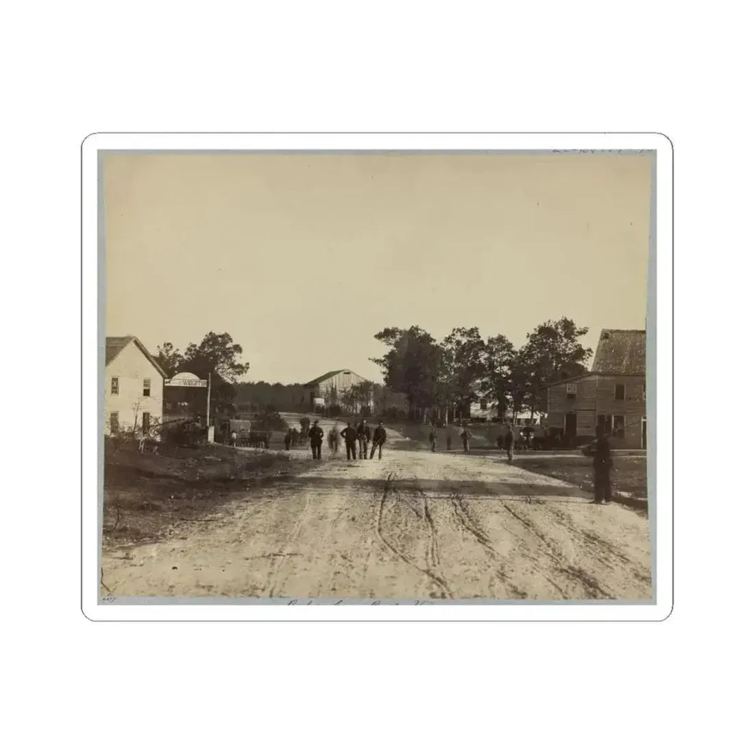 Bailey's Cross Roads, Va. (U.S. Civil War) STICKER Vinyl Kiss-Cut Decal 4 Inch White - The Sticker Space