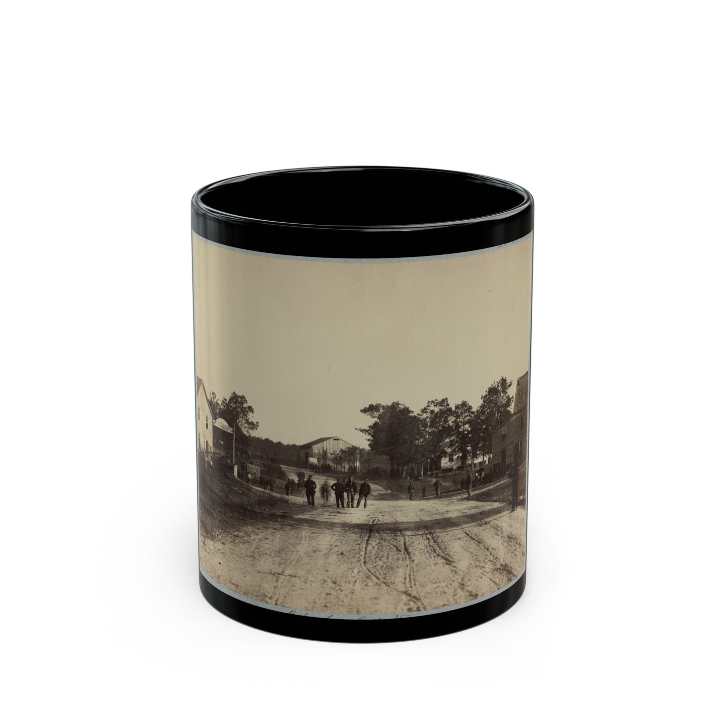 Bailey's Cross Roads, Va. (U.S. Civil War) Black Coffee Mug-11oz-The Sticker Space