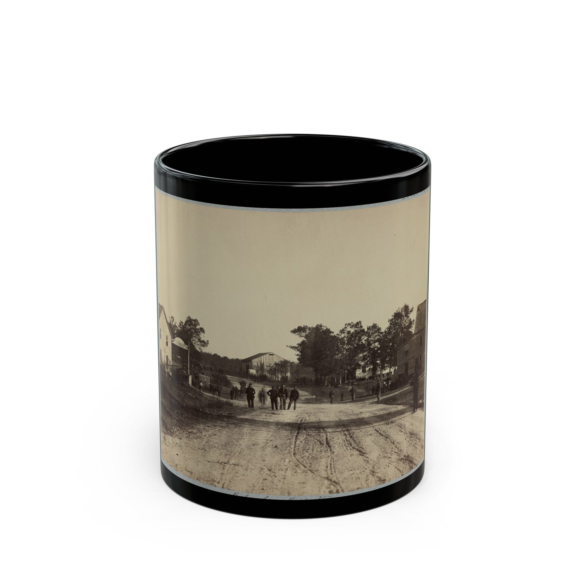 Bailey's Cross Roads, Va. (U.S. Civil War) Black Coffee Mug-11oz-The Sticker Space