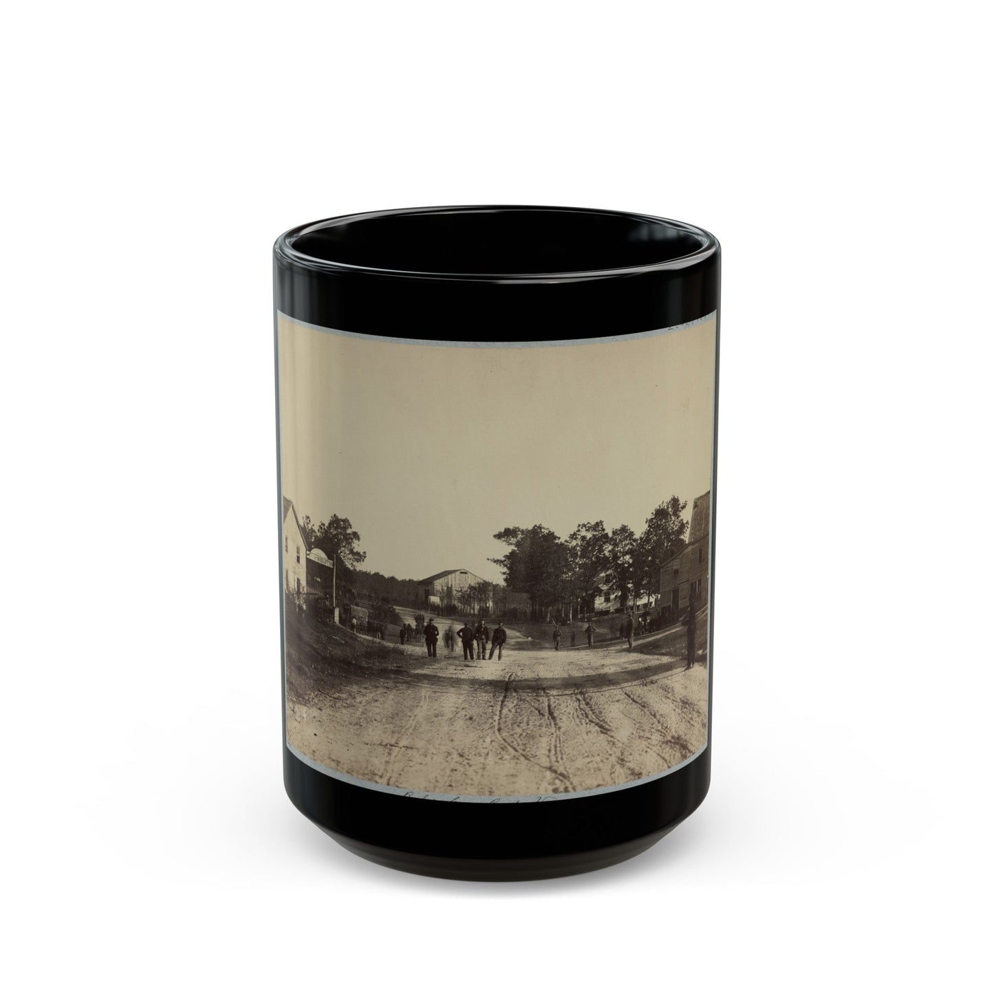 Bailey's Cross Roads, Va. (U.S. Civil War) Black Coffee Mug-15oz-The Sticker Space