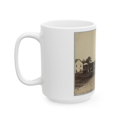 Bailey's Cross Roads, Va. (U.S. Civil War) White Coffee Mug-The Sticker Space