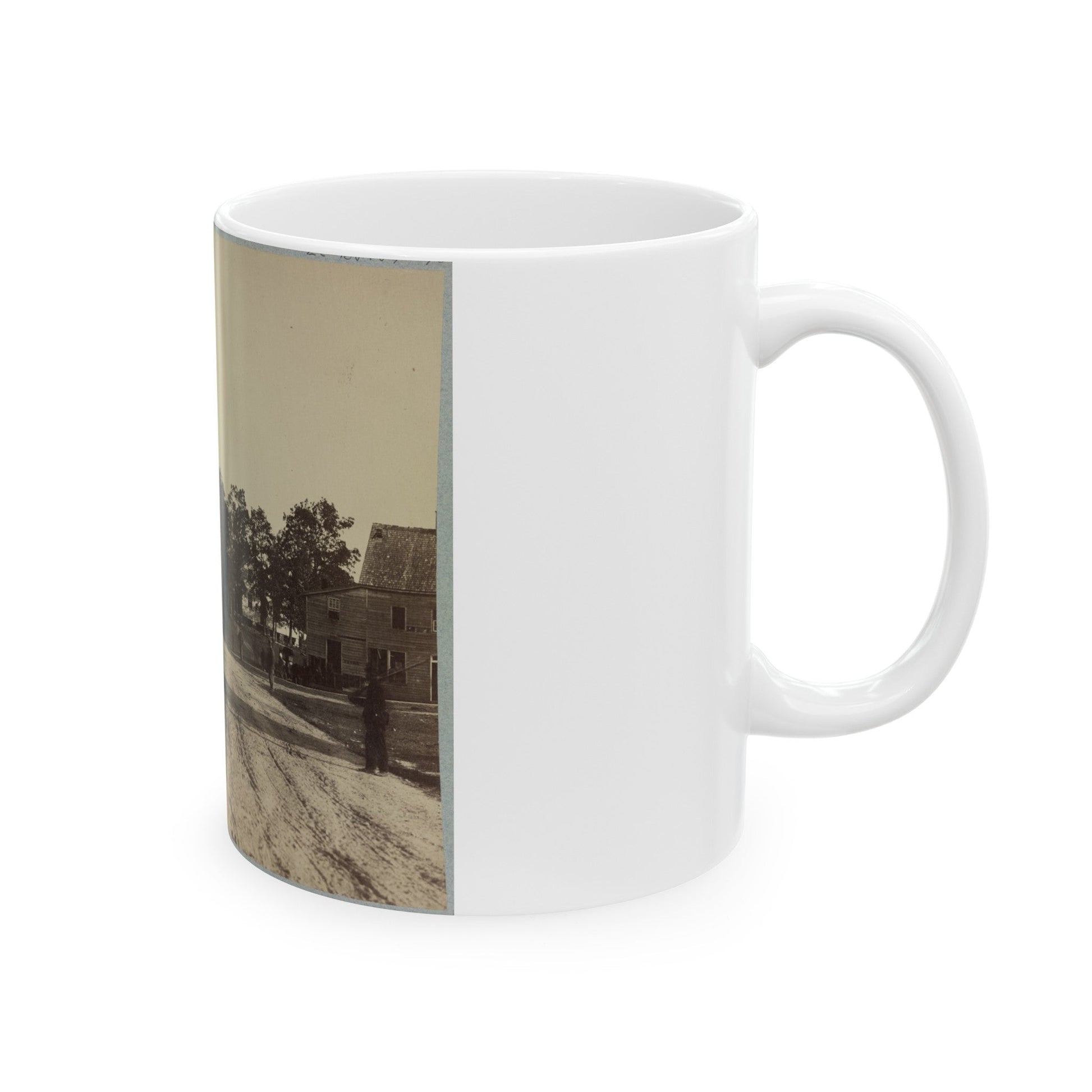 Bailey's Cross Roads, Va. (U.S. Civil War) White Coffee Mug-The Sticker Space