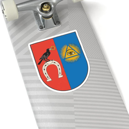 Baisiogala COA (Lithuania) (Coat of Arms) STICKER Vinyl Kiss-Cut Decal - The Sticker Space