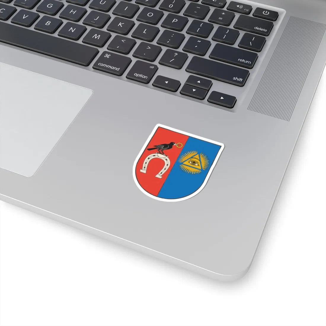 Baisiogala COA (Lithuania) (Coat of Arms) STICKER Vinyl Kiss-Cut Decal - The Sticker Space