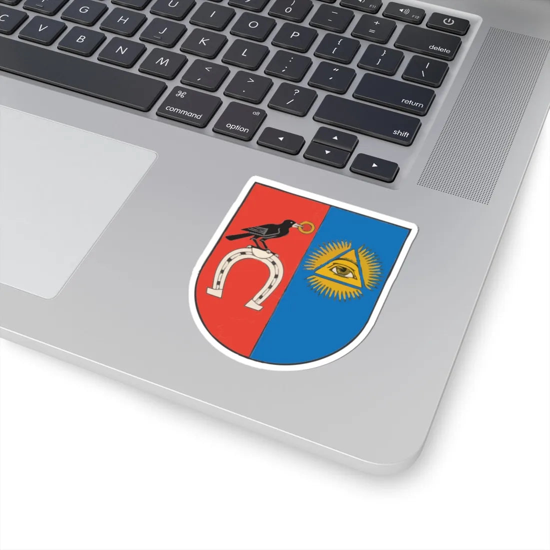 Baisiogala COA (Lithuania) (Coat of Arms) STICKER Vinyl Kiss-Cut Decal - The Sticker Space