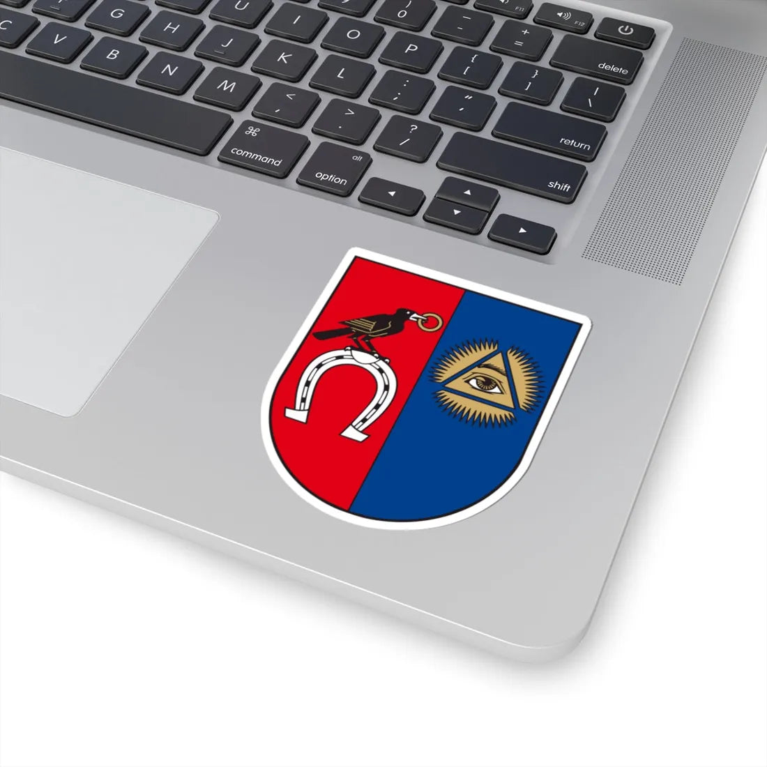 Baisogalos herbas (Lithuania) (Coat of Arms) STICKER Vinyl Kiss-Cut Decal - The Sticker Space