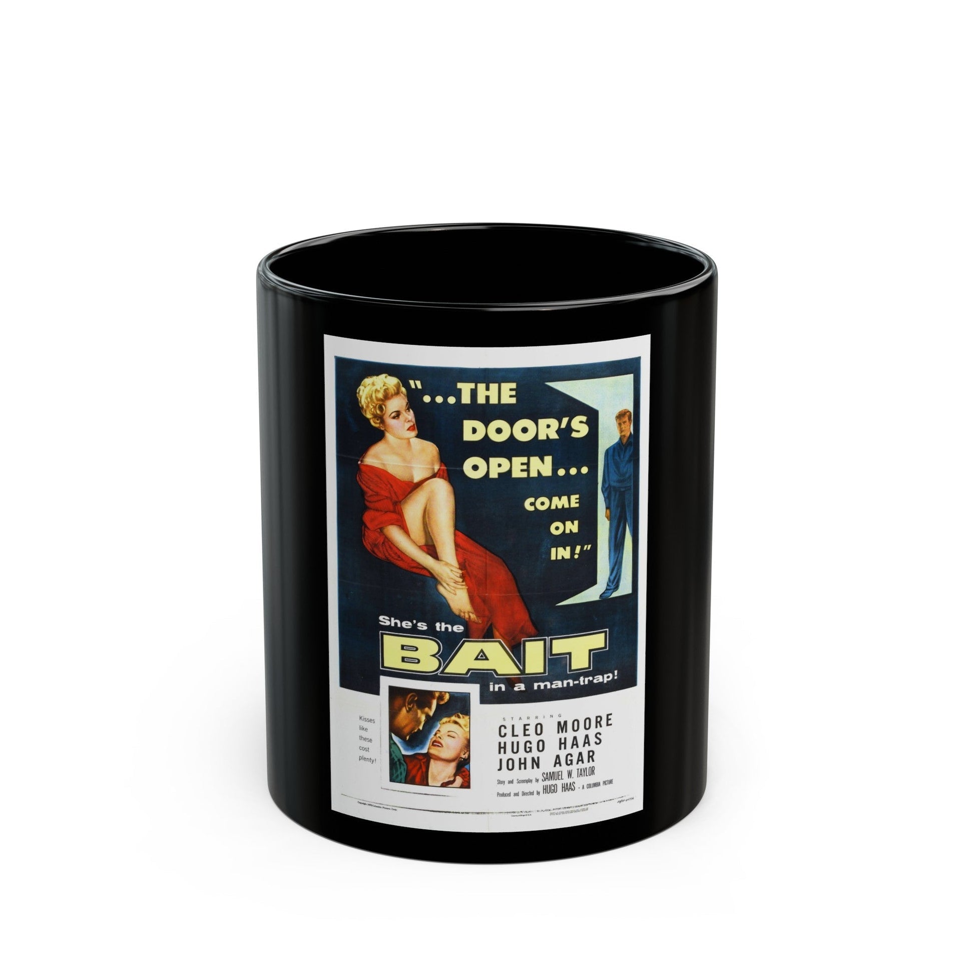 BAIT 1954 Movie Poster - Black Coffee Mug-11oz-The Sticker Space